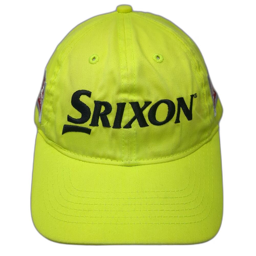 Srixon Baseball Cap Green One Size Z-STAR Tour Yellow Slideback Sport Hat